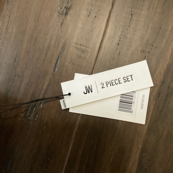 Jason Wu Linen Blend Lavender 2 Piece Wide Leg Pant Bow Crop Top Set Size Large - Picture 3 of 11